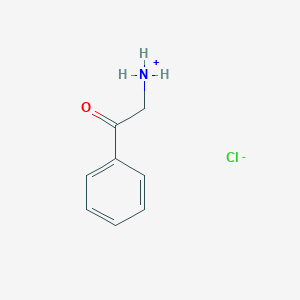 molecular formula C8H10ClNO B045598 2-Aminoacetophenone hydrochloride CAS No. 5468-37-1