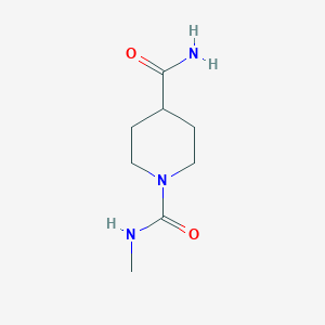 molecular formula C8H15N3O2 B4560088 N~1~-methyl-1,4-piperidinedicarboxamide 