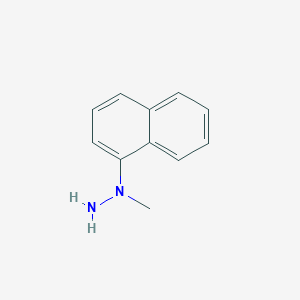 molecular formula C11H12N2 B045601 1-Methyl-1-naphthalen-1-ylhydrazine CAS No. 119090-35-6