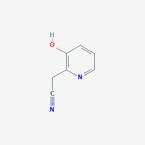 molecular formula C7H6N2O B045604 2-(3-Hydroxypyridin-2-yl)acetonitrile CAS No. 112372-20-0