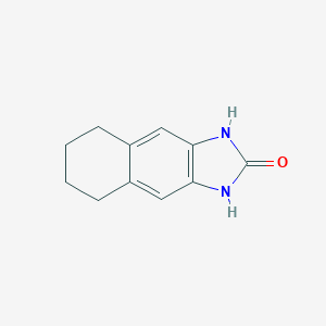 molecular formula C11H12N2O B045605 5,6,7,8-Tetrahydro-1H-naphtho[2,3-d]imidazol-2(3H)-one CAS No. 117311-09-8