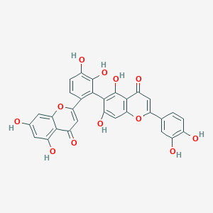 molecular formula C30H18O12 B045606 Dicranolomin CAS No. 116383-34-7