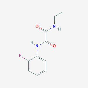 molecular formula C10H11FN2O2 B4561073 N-ethyl-N'-(2-fluorophenyl)ethanediamide 