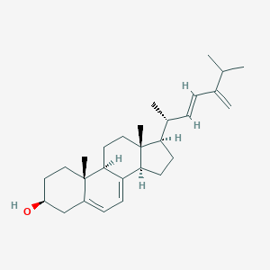 molecular formula C28H42O B045619 Ergosta-5,7,22,24(28)-tetraen-3beta-ol CAS No. 29560-24-5