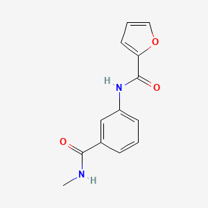 molecular formula C13H12N2O3 B4562029 N-[3-(methylcarbamoyl)phenyl]furan-2-carboxamide 