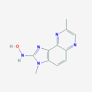 molecular formula C11H11N5O B045621 N-Hydroxy-meIQX CAS No. 115044-41-2