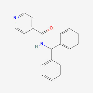 molecular formula C19H16N2O B4562720 N-(Diphenylmethyl)-4-pyridinecarboxamide CAS No. 26863-95-6