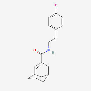 molecular formula C19H24FNO B4562866 N-[2-(4-fluorophenyl)ethyl]-1-adamantanecarboxamide 