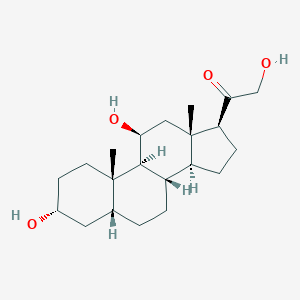 molecular formula C21H34O4 B045631 Tetrahydrocorticosterone CAS No. 68-42-8