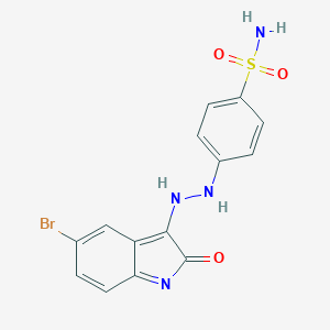 molecular formula C14H11BrN4O3S B045639 Cdk2 抑制剂 II CAS No. 222035-13-4