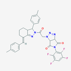 molecular formula C34H28F4N6O3 B456437 ione 