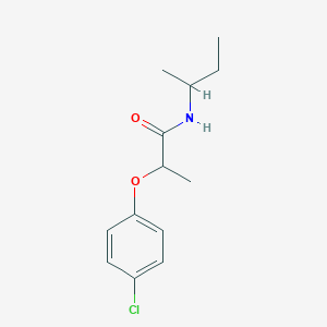 molecular formula C13H18ClNO2 B4564666 N-(butan-2-yl)-2-(4-chlorophenoxy)propanamide 