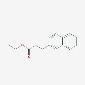 molecular formula C15H16O2 B045649 Ethyl 3-(naphthalen-2-yl)propanoate CAS No. 112598-96-6