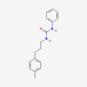 molecular formula C17H20N2O B4565055 N-[3-(4-methylphenyl)propyl]-N'-phenylurea 