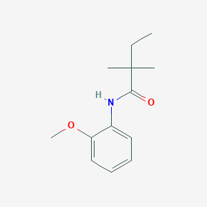 molecular formula C13H19NO2 B4565073 N-(2-methoxyphenyl)-2,2-dimethylbutanamide 