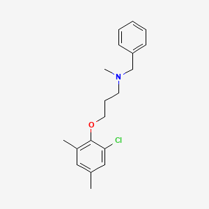 molecular formula C19H24ClNO B4565181 N-benzyl-3-(2-chloro-4,6-dimethylphenoxy)-N-methylpropan-1-amine 