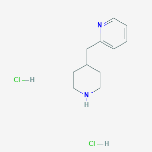 molecular formula C11H18Cl2N2 B045654 2-(Piperidin-4-ylmethyl)pyridine dihydrochloride CAS No. 886886-02-8