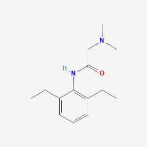 molecular formula C14H22N2O B4565421 N-(2,6-diethylphenyl)-N~2~,N~2~-dimethylglycinamide 