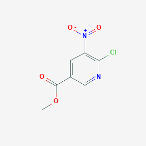 molecular formula C7H5ClN2O4 B045655 Methyl 6-chloro-5-nitronicotinate CAS No. 59237-53-5
