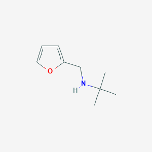 molecular formula C9H15NO B045656 N-(叔丁基)-N-(2-呋喃甲基)胺 CAS No. 115881-56-6