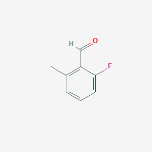 molecular formula C8H7FO B045663 2-Fluoro-6-methylbenzaldehyde CAS No. 117752-04-2
