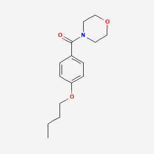 molecular formula C15H21NO3 B4566623 4-(4-butoxybenzoyl)morpholine 