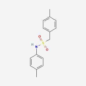 molecular formula C15H17NO2S B4566963 N,1-bis(4-methylphenyl)methanesulfonamide 