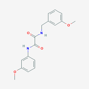 molecular formula C17H18N2O4 B4567192 N-(3-methoxybenzyl)-N'-(3-methoxyphenyl)ethanediamide 