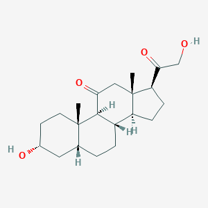 molecular formula C21H32O4 B045677 四氢去氢皮质酮 CAS No. 566-03-0