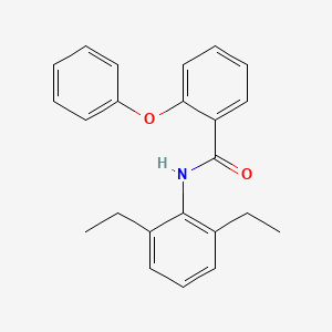 molecular formula C23H23NO2 B4568077 N-(2,6-diethylphenyl)-2-phenoxybenzamide 