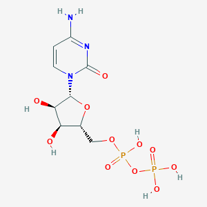 molecular formula C9H15N3O11P2 B045696 Cytidine-5'-diphosphate CAS No. 63-38-7