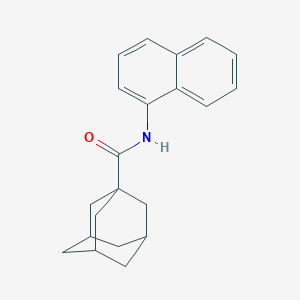 molecular formula C21H23NO B045708 N-(1-Naphthyl)-1-adamantanecarboxamide CAS No. 121768-37-4