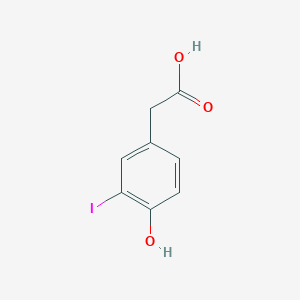 molecular formula C8H7IO3 B045715 2-(4-Hydroxy-3-iodophenyl)acetic acid CAS No. 19039-15-7