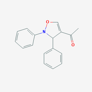 B045716 1-(2,3-Diphenyl-2,3-dihydro-4-isoxazolyl)ethanone CAS No. 117644-87-8