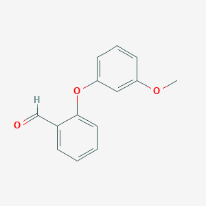 molecular formula C14H12O3 B045732 2-(3-Methoxyphenoxy)benzaldehyde CAS No. 122283-23-2