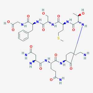 molecular formula C38H61N11O13S B045735 Drosulfakinin 0 CAS No. 117457-89-3
