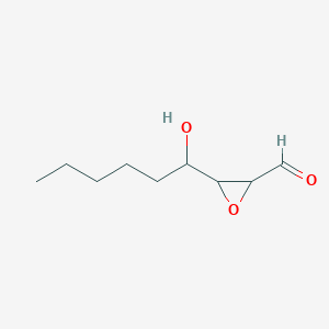 molecular formula C9H16O3 B045736 2,3-Epoxy-4-hydroxynonanal CAS No. 118354-84-0