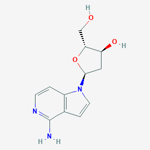 molecular formula C12H15N3O3 B045742 2'-Deoxy-3,7-dideazaadenosine CAS No. 114915-06-9