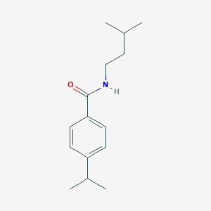 molecular formula C15H23NO B457427 N-(3-methylbutyl)-4-(propan-2-yl)benzamide 