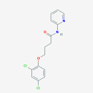 molecular formula C15H14Cl2N2O2 B4575153 4-(2,4-dichlorophenoxy)-N-(pyridin-2-yl)butanamide 