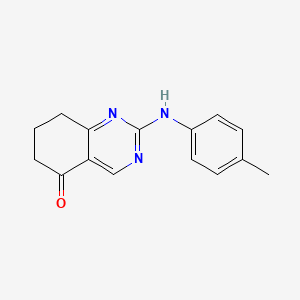 molecular formula C15H15N3O B4575294 2-[(4-methylphenyl)amino]-7,8-dihydroquinazolin-5(6H)-one 