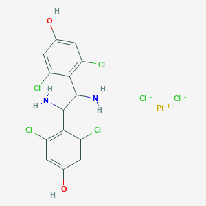 molecular formula C14H12Cl6N2O2Pt B045753 1,2-Bdhed-Pt CAS No. 117773-99-6