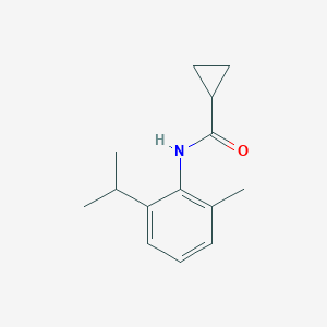 molecular formula C14H19NO B457541 N-[2-methyl-6-(propan-2-yl)phenyl]cyclopropanecarboxamide 