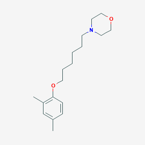 molecular formula C18H29NO2 B4575841 4-[6-(2,4-dimethylphenoxy)hexyl]morpholine 
