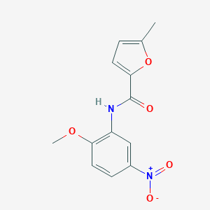 molecular formula C13H12N2O5 B457585 N-(2-methoxy-5-nitrophenyl)-5-methylfuran-2-carboxamide 