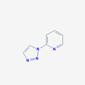 molecular formula C7H6N4 B045759 2-(1H-1,2,3-triazol-1-yl)pyridine CAS No. 118078-97-0