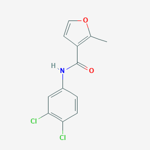 molecular formula C12H9Cl2NO2 B457616 N-(3,4-dichlorophenyl)-2-methylfuran-3-carboxamide 