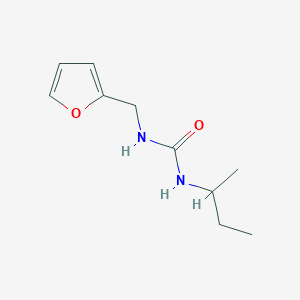 molecular formula C10H16N2O2 B4576404 1-Butan-2-yl-3-(furan-2-ylmethyl)urea 