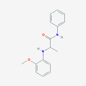molecular formula C16H18N2O2 B4577353 N~2~-(2-methoxyphenyl)-N~1~-phenylalaninamide 
