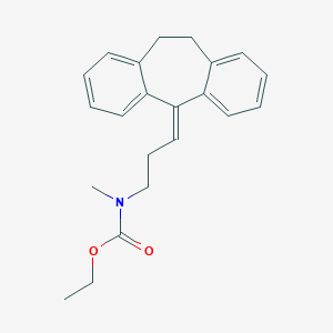 molecular formula C22H25NO2 B045774 Nortriptyline ethyl carbamate CAS No. 16234-88-1